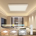 Brilagi - LED Dimeriuojama lubų lempa FRAME SMART LED/50W/230V 60x60 cm 3000-6000K IP44 Balta + Nuotolinio valdymo pultas