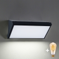 Brilagi - LED dimeriuojamas lauko sieninis šviestuvas TRIANGLE 1xE27/6W/230V 2700-6500K IP65 juodas