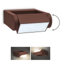 Brilagi - LED lauko sieninis šviestuvas CROTONE LED/7W/230V rudas IP54