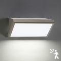 Brilagi - LED lauko sieninis šviestuvas su jutikliu TRIANGLE LED/20W/230V pilkas IP65