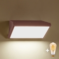 Brilagi - LED reguliuojamas lauko sieninis šviestuvas TRIANGLE 1xE27/6W/230V 2700-6500K IP65 rudas