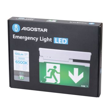 Aigostar - LED avarinė lemputė EMERGENCY LED/3,6W/230V 6500K 500 mAh