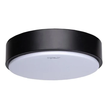 Aigostar - LED Lubinis šviestuvas LED/12W/230V 6500K d. 23 cm juodos spalvos