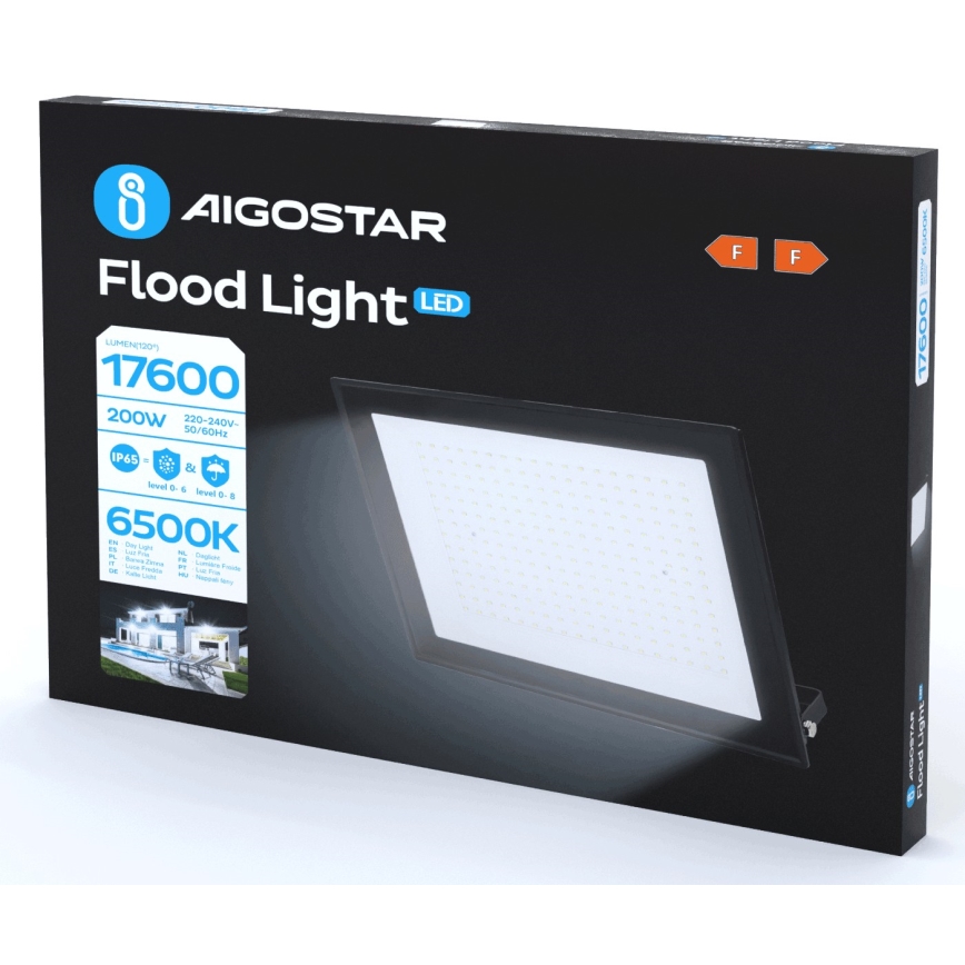 Aigostar - LED prožektorius LED/200W/230V 6500K IP65