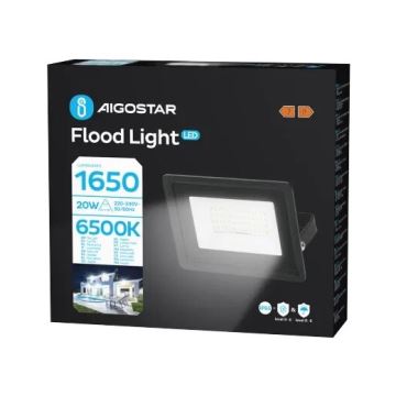 Aigostar - LED prožektorius LED/20W/230V 6500K IP65