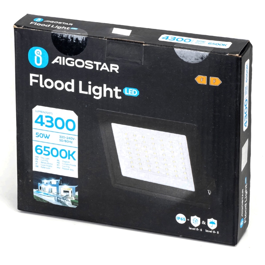 Aigostar - LED prožektorius LED/50W/230V 6500K IP65