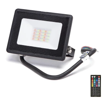 Aigostar - LED RGB prožektorius LED/20W/230V IP65 + nuotolinio valdymo pultas