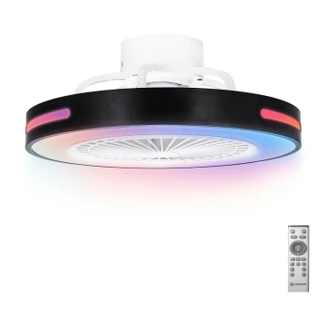 Aigostar - LED RGB šviesos reguliavimas Lubinis fan LED/40W/230V 2700-6500K + nuotolinio valdymo pultas