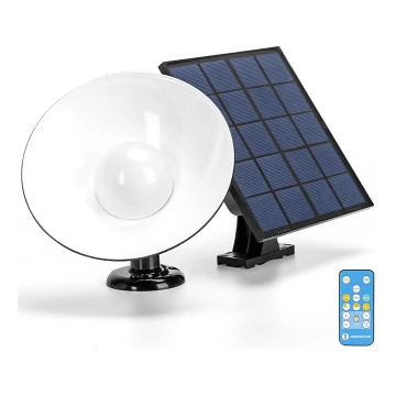 Aigostar - LED Saulės energijos šviestuvas su jutikliu LED/3,2V 3000K/4000K/6500K IP65 + nuotolinio valdymo pultas