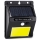 Aigostar - LED sieninis šviestuvas su jutikliu, įkraunamas saulės energija LED/13W/5,5V 6500K IP65