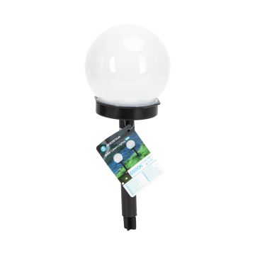 Aigostar - LED šviestuvas, įkraunamas saulės energija LED/0,006W/1,2V 33cm juoda 6500K IP44