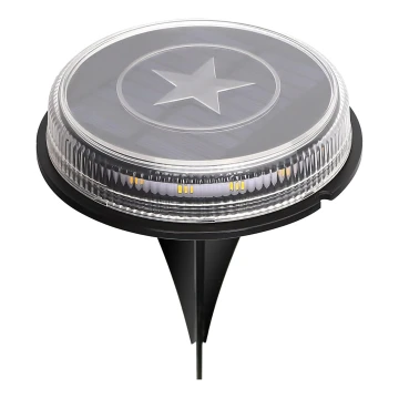 Aigostar - LED šviestuvas, įkraunamas saulės energija LED/0,6W/5,5V 24,5 cm 3200K IP66 juoda