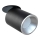 Akcentinis įleidžiamas šviestuvas PALLAS 1xGU10/10W/230V juoda/sidabras