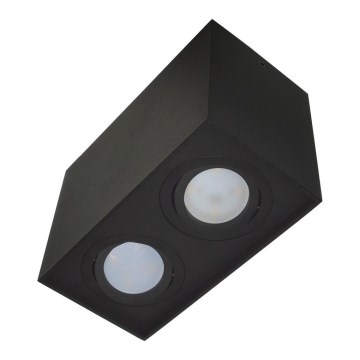 Akcentinis šviestuvas SIROCO 2xGU10/30W/230V juodas