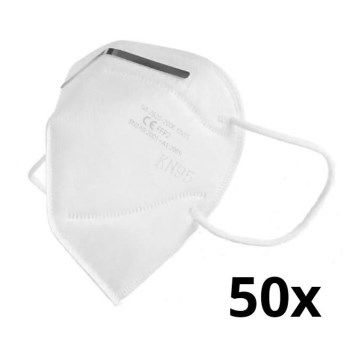 Apsauginė įranga - Respiratorius FFP2 NR (KN95) CE - DEKRA test 50 vnt