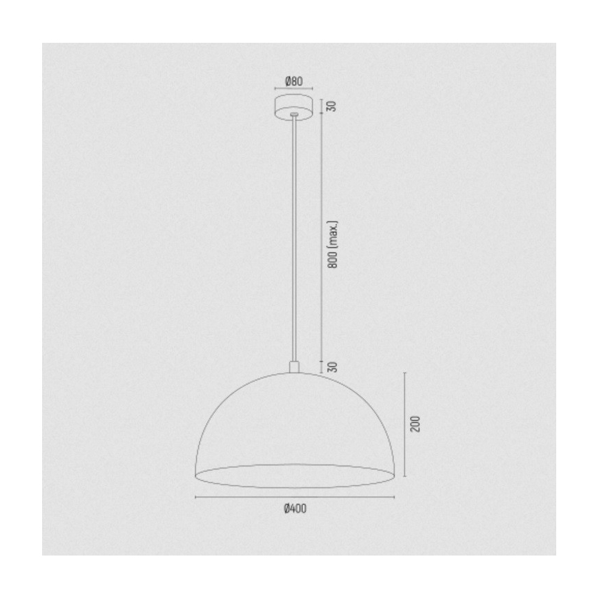 Argon 8244 - Pakabinamas sietynas BONITA 1xE27/15W/230V mėlynas