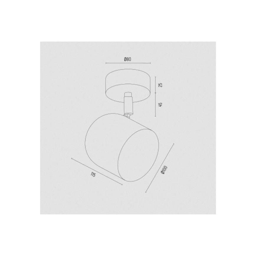 Argon 8260 - Akcentinis šviestuvas ISOLA 1xGU10/5W/230V