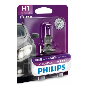 Automobilio lemputė Philips VISION PLUS 12258VPB1 H1 P14,5s/55W/12V
