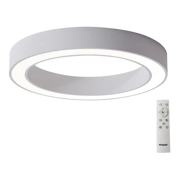 Azzardo AZ5037 - LED Pritemdomas lubinis šviestuvas MARCO LED/80W/230V balta + nuotolinio valdymo pultas