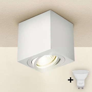 Brilagi - LED Akcentinis apšvietimas MIA 1xGU10/30W/230V 84x80 mm balta