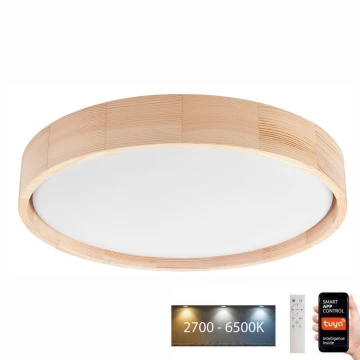 Brilagi - LED lubinis šviestuvas MANAROLA SMART LED/24W/230V 2700-6500K diametras 41 cm Wi-Fi + nuotolinio valdymo pultas Tuya