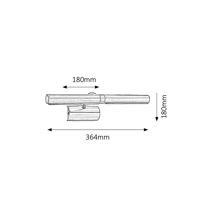 Brilagi - LED paveiklo šviestuvas DANAE 2xE14/6W/230V balta