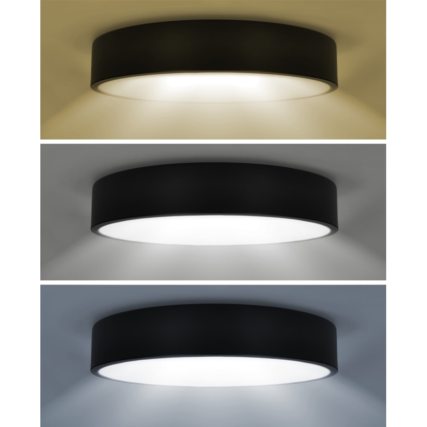 Brilagi - LED Pritemdomas lubinis šviestuvas POOL SMART LED/48W/230V 40 cm 3000-6000K Wi-Fi Tuya + nuotolinio valdymo pultas juoda