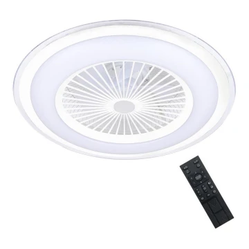 Brilagi - LED Pritemdomas šviestuvas su ventiliatoriumi RONDA LED/48W/230V baltas + VP