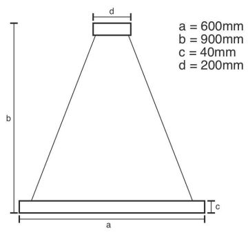 Brilagi - LED Reguliuojamas pakabinamas sietynas CIRCLE LED/42W/230V 3000-6500K + nuotolinio valdymo pultas