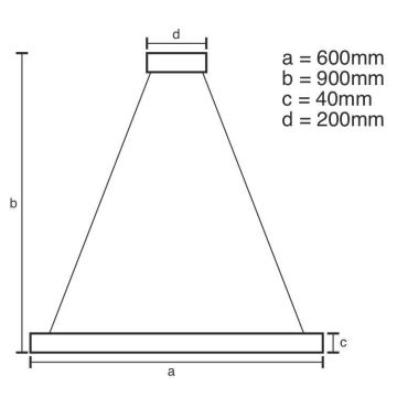 Brilagi - LED Reguliuojamas pakabinamas sietynas CIRCLE LED/42W/230V 3000-6500K + nuotolinio valdymo pultas