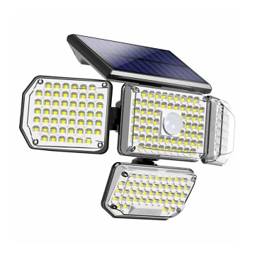 Brilagi - LED saulės energijos sieninis šviestuvas su jutikliu WALLIE LED/5W/5,5V IP65
