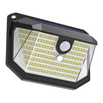 Brilagi - LED sieninis šviestuvas su jutikliu, įkraunamas saulės energija WALLIE LED/4W/5,5V 3000K IP65