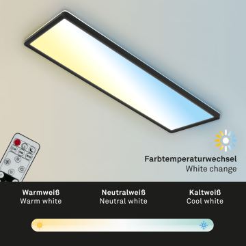 Brilo - LED Pritemdomas lubinis šviestuvas SLIM LED/23W/230V 2700-6500K + nuotolinio valdymo pultas