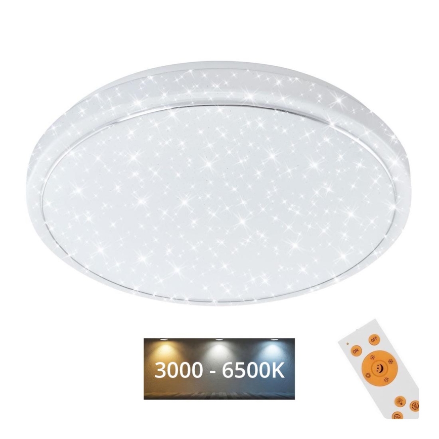 Brilo - LED Pritemdomas lubinis šviestuvas STARRY SKY LED/18W/230V 3000-6500K + nuotolinio valdymo pultas