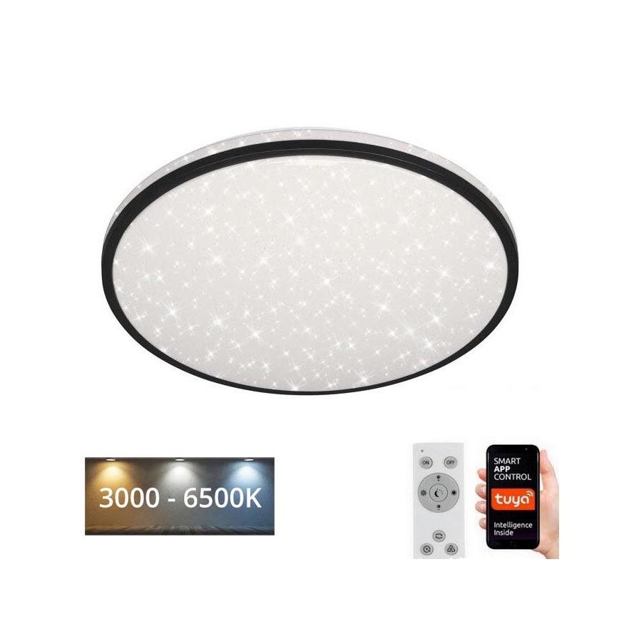 Brilo - LED Pritemdomas lubinis šviestuvas STARRY SKY LED/24W/230V 3000-6500K Wi-Fi Tuya + nuotolinio valdymo pultas