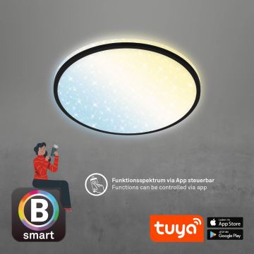 Brilo - LED Pritemdomas lubinis šviestuvas STARRY SKY LED/24W/230V 3000-6500K Wi-Fi Tuya + nuotolinio valdymo pultas