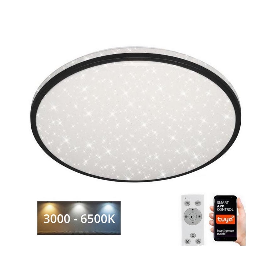 Brilo - LED Pritemdomas lubinis šviestuvas STARRY SKY LED/42W/230V 3000-6500K Wi-Fi Tuya + nuotolinio valdymo pultas