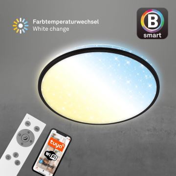 Brilo - LED Pritemdomas lubinis šviestuvas STARRY SKY LED/42W/230V 3000-6500K Wi-Fi Tuya + nuotolinio valdymo pultas