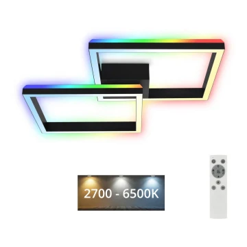 Brilo - LED RGBW Tvirtinamas pritemdomas sietynas FRAME 2xLED/17W/230V 2700-6500K + nuotolinio valdymo pultas
