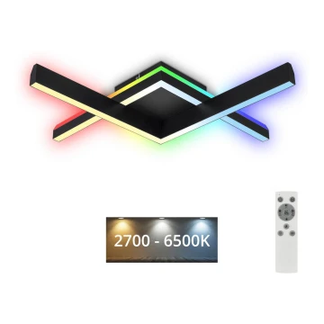 Brilo - LED RGBW Tvirtinamas pritemdomas sietynas FRAME 2xLED/9W/230V 2700-6500K + nuotolinio valdymo pultas