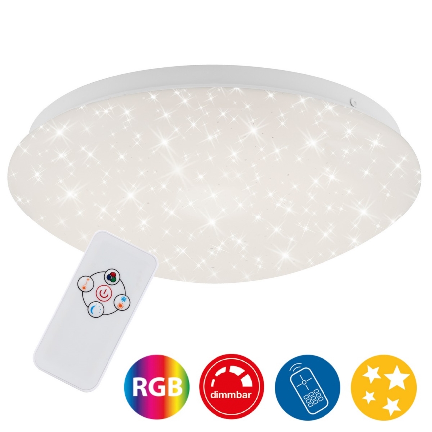 Brilo - RGBW Reguliuojamas lubinis šviestuvas STARRY SKY LED/10W/230V + nuotolinio valdymo pultas