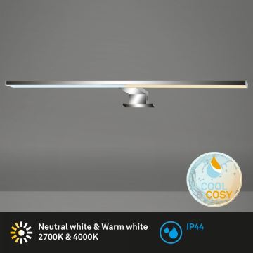 Briloner 2299-018 - LED Reguliuojamas vonios veidrodžio apšvietimas COOL&COSY LED/8W/230V 2700/4000K IP44