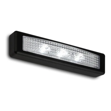 Briloner 2689-035 - LED Jutiklinė orientacinė lemputė LERO LED/0,18W/3xAAA juoda