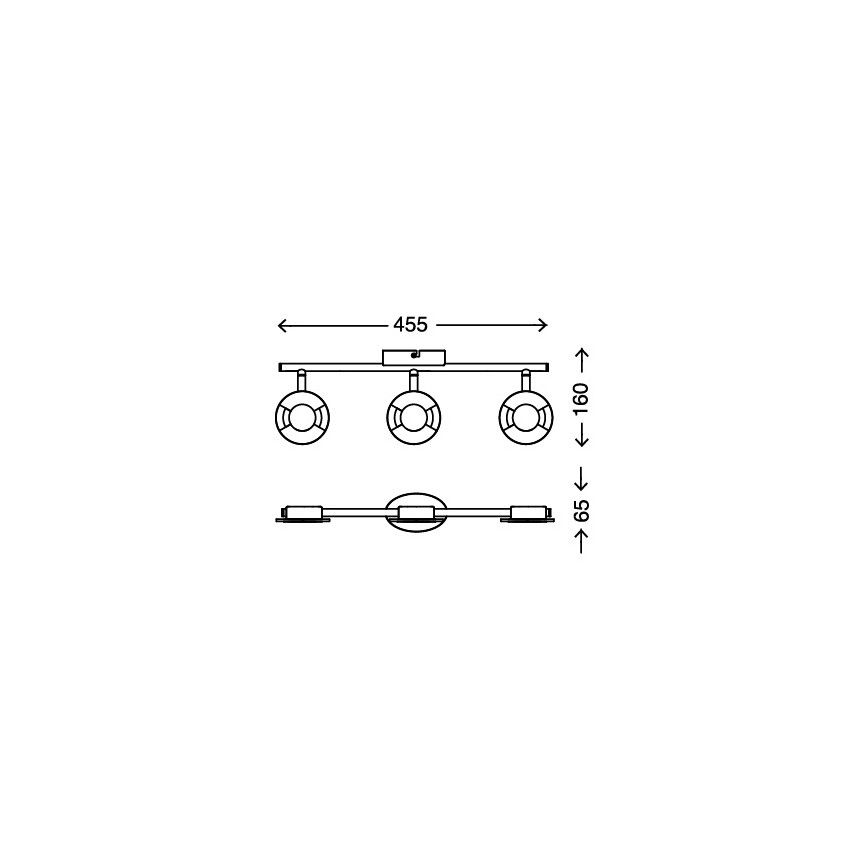 Briloner 2798-022 - LED Akcentinis apšvietimas STONE 3xLED/4,5W/230V