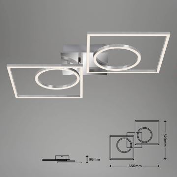 Briloner 3135-018 - LED Pritemdomas lubinis šviestuvas FRAME LED/43,8W/230V 3000K