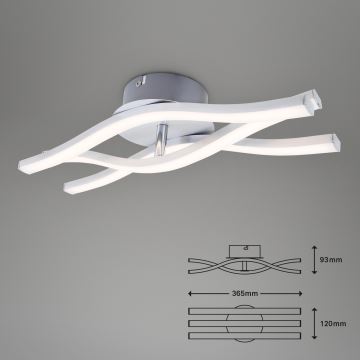 Briloner 3186-039 - LED Ant pagrindo montuojamas sietynas GO 3xLED/6W/230V