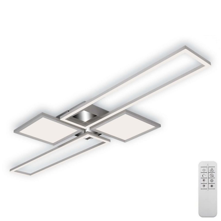 Briloner 3531-018 - LED Pritemdomas lubinis šviestuvas FRAME LED/50W/230V 3000-6500K + nuotolinio valdymo pultas