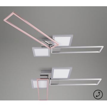 Briloner 3531-018 - LED Pritemdomas lubinis šviestuvas FRAME LED/50W/230V 3000-6500K + nuotolinio valdymo pultas