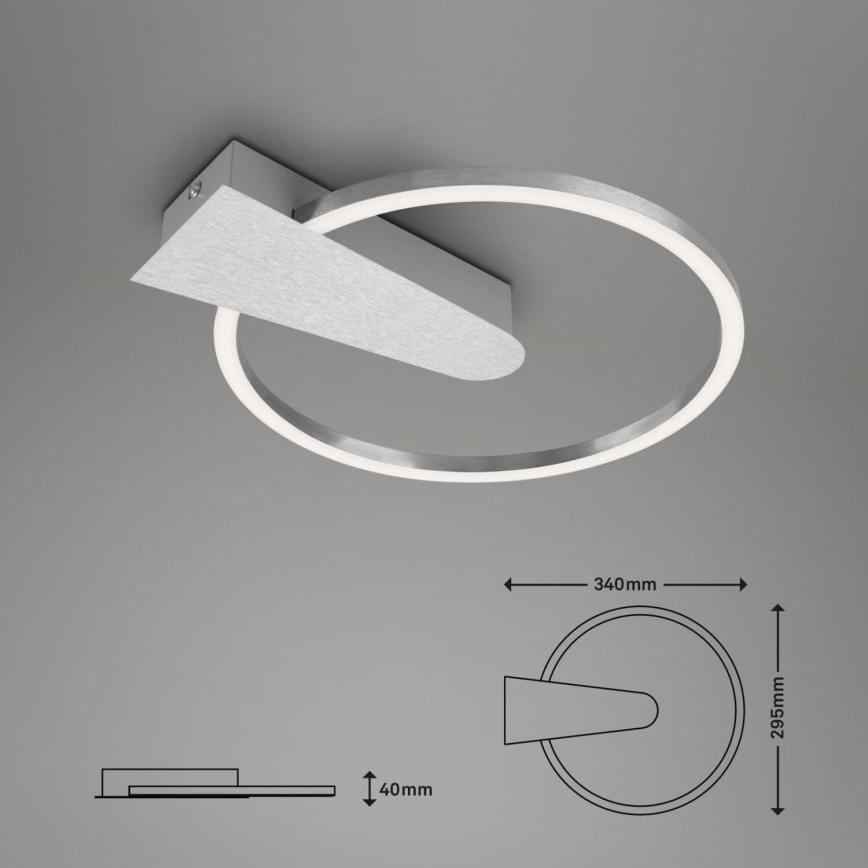 Briloner 3542-018 - LED Pritemdomas lubinis šviestuvas FRAME LED/12W/230V 3000K