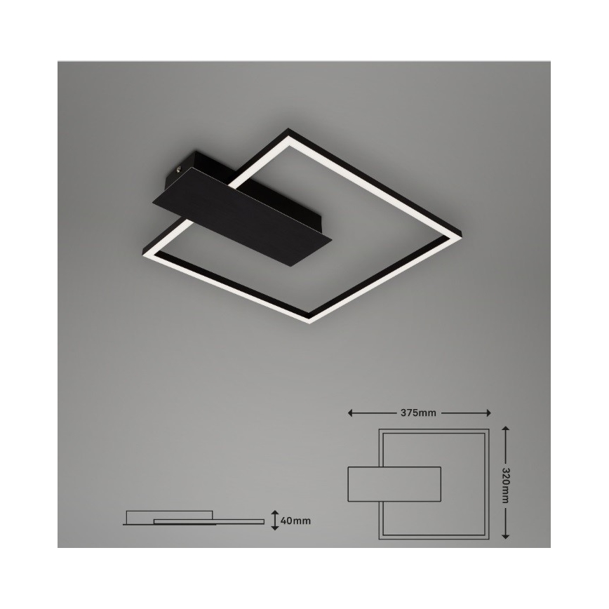 Briloner 3544-015 - LED Reguliuojamas lubinis šviestuvas NICO DUO LED/12W/230V